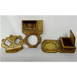 3 Canyon City Colorado Wood Prison Art Pieces