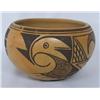 Image 1 : Vintage Hopi Bowl w/Bird Design. Signed