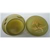 Image 4 : Antique Ardalt Green Satin Glass Italian Powder Box