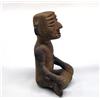 Image 2 : Pre-Columbian Stone Sitting Man Statue