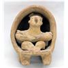 Image 1 : Pre-Columbian Clay Statue Man in Chair