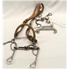 Image 1 : Like New Cowboy Bits &  Leather Head Stall