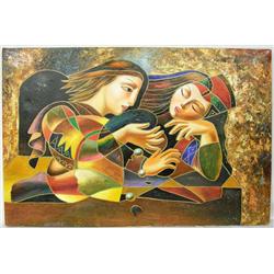 Original Acrylic Painting on Canvas by M. Browell