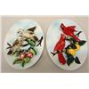 Image 1 : 2 Vintage Napco Cardinal & Flicker Bird Plates
