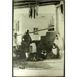 Large Vintage Pueblo Photo Mounted on Masonite