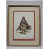 Image 1 : Framed Print ''Apache Squaw'' by Fred Harman