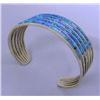 Image 1 : Pawn Navajo Silver Opal Inlay Bracelet