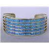 Image 2 : Pawn Navajo Silver Opal Inlay Bracelet