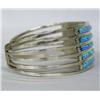 Image 3 : Pawn Navajo Silver Opal Inlay Bracelet