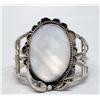 Image 1 : Navajo Sterling Silver MOP Bracelet