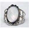 Image 3 : Navajo Sterling Silver MOP Bracelet
