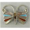 Image 1 : Zuni Sterling Butterfly Pin/Pendant Hallmark ''EE''