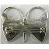 Image 2 : Zuni Sterling Butterfly Pin/Pendant Hallmark ''EE''