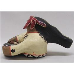 Isleta Pottery Pipe By Chapa