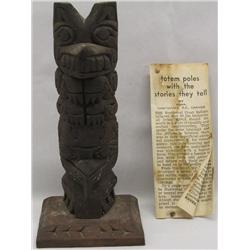 Vintage North West Coast Wood Totem