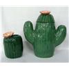 Image 1 : Treasure Craft Ceramic Cactus Cookie and Sugar Jar