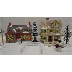 Snow Village Ceramic Houses Plus