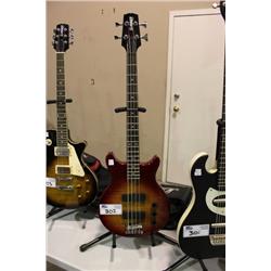 HAMER SLAMMER BASE GUITAR WITH CASE & STAND