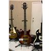 Image 1 : HAMER SLAMMER BASE GUITAR WITH CASE & STAND