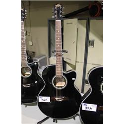WASHBURN OSCAR SCHMIDT BLACK ACOUSTIC