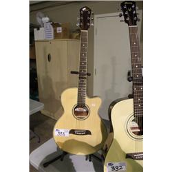 OSCAR SCHMIDT ACOUSTIC GUITAR & STAND