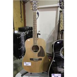 IBANEZ ARTWOOD ACOUTIC GUITAR & STAND
