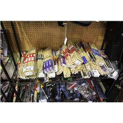 SHELF FULL OF DRUMSTICKS