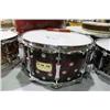 Image 1 : PORK PIE SILVER & RED SNARE DRUM