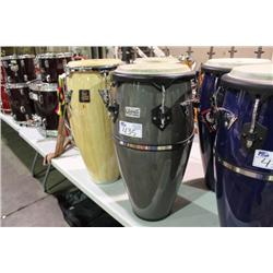 TOCA PLAYERS SERIES GREY BONGO WITH CASE