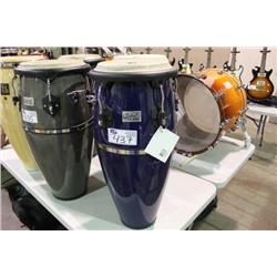 TOCA PLAYERS SERIES BLUE BONGO WITH CASE