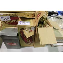 3 BOXES OF ASSORTED GIBRALTAR PARTS