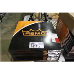 STACK OF DRUM COVERS