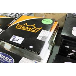 STACK OF DRUM COVERS