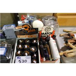 ASSORTED CLEANERS & GUITAR SUPPLIES & KAZOOS