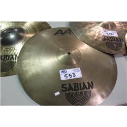 SABIAN 22" RAW RIDE CYMBAL