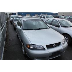 2003 SILVER NISSAN SENTRA SE-R 4DR SEDAN