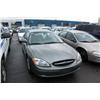 Image 1 : 2002 GREEN FORD TAURUS LX 4DR SEDAN