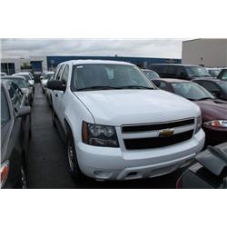 2007 WHITE CHEVROLET TAHOE 4DR SUV