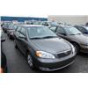 Image 1 : 2006 GREY TOYOTA COROLLA LE 4DR SEDAN