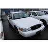 Image 1 : 2007 WHITE FORD CROWN VICTORIA POLICE SERIES 4DR