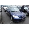Image 1 : 2005 BLUE HONDA CIVIC HYBRID 4DR SEDAN
