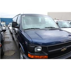 2003 BLUE CHEVROLET EXPRESS 2500 EXT CARGO VAN