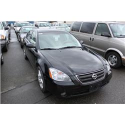 2003 BLACK NISSAN ALTIMA 4DR SEDAN
