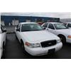 Image 1 : 2007 WHITE FORD CROWN VICTORIA POLICE SERIES 4DR