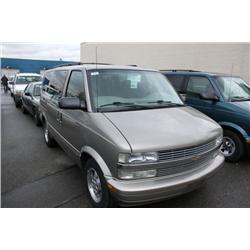 2003 GOLD CHEVROLET ASTRO AWD PASSENGER VAN