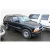 Image 1 : 2002 BLACK CHEVROLET BLAZER LS 4DR SUV