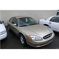2000 GOLD FORD TAURUS SE 4DR SEDAN