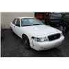 Image 1 : 2006 WHITE FORD CROWN VICTORIA POLICE SERIES 4DR