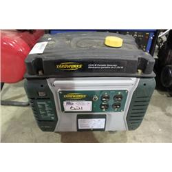YARDWORKS PORTABLE GAS GENERATOR