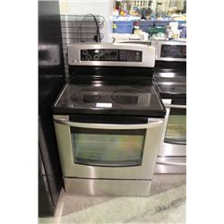 LG STAINLESS STEEL FLAT TOP STOVE